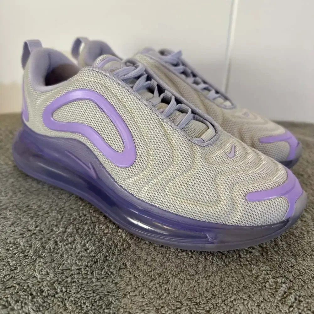Nike Air Max 720 Pure Platinum Oxygen Purple Women's Sneakers